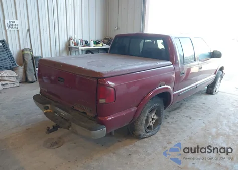 2002 Chevrolet S Truck S10 z USA, uszkodzony, nr VIN 1GCDT13W52K186107